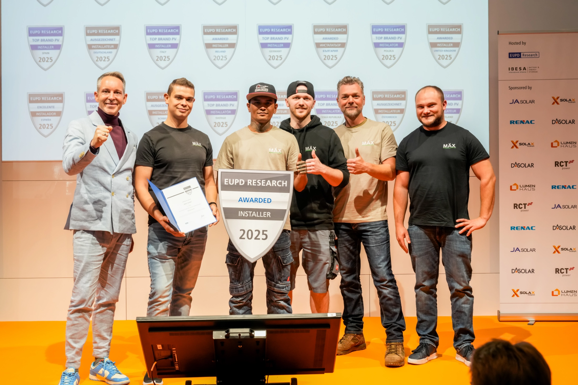 Teil mäx team - mäx solar