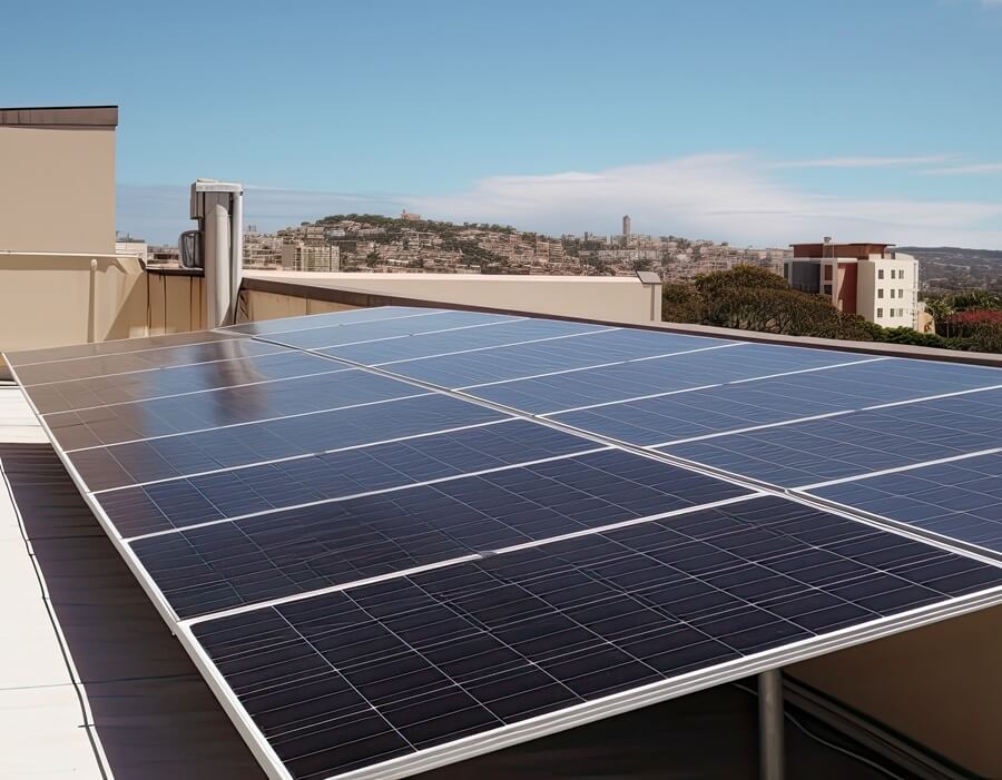 PV-Module Ihrer Terrasse für Ihre Wallbox nutzen